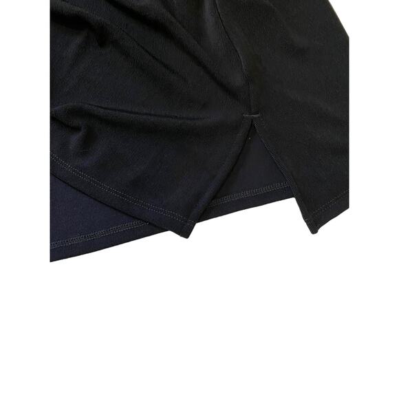 Chico’s NEW Travels Classic Capelet Tunic Top Plus Size 2X 12-14 Black Stretchy - Picture 9 of 14